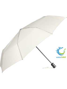 Skladací dáždnik (FARE Mini umbrella ÖkoBrella) > prírodná / biela