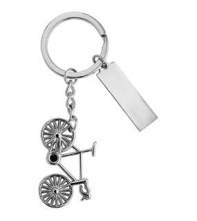 Kovový prívesok na klúče > strieborná