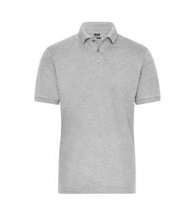 Pánska polokošeľa (JN Mens BIO Stretch-Polo Work SOLID) > šedá (heather) > L