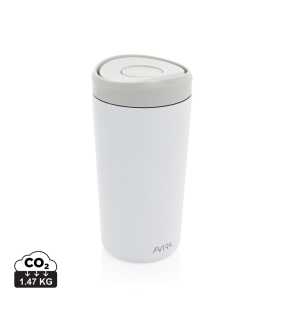 Termohrnček 400ml Avira Alix z RCS recykl. nerezovej ocele > biela