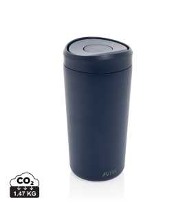 Termohrnček 400ml Avira Alix z RCS recykl. nerezovej ocele > modrá (navy)