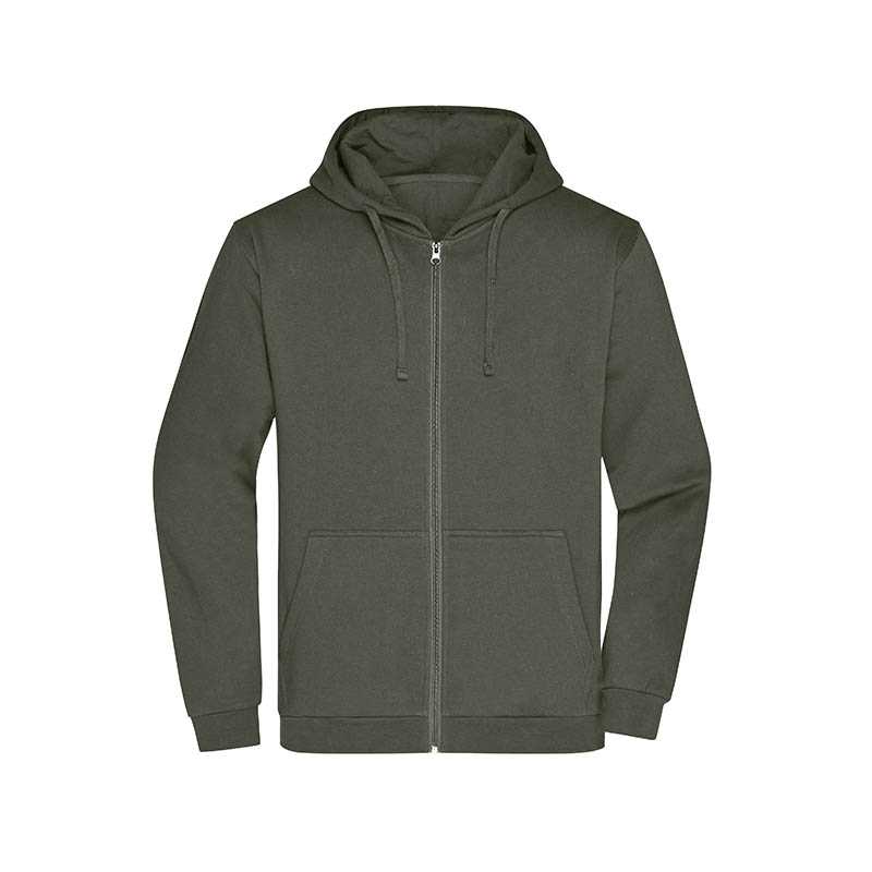 Pánska mikina (JN Promo Zip Hoody Men) > šedá (dark) > S