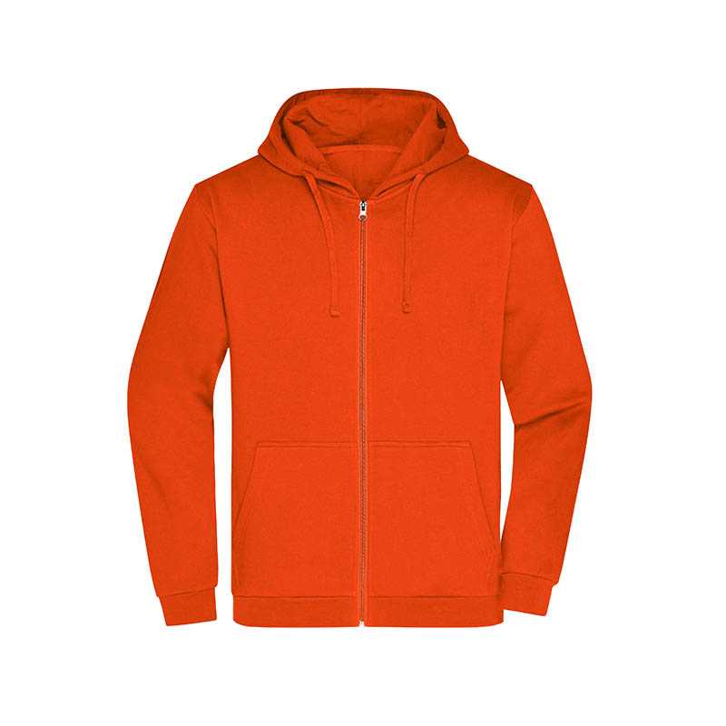 Pánska mikina (JN Promo Zip Hoody Men) > oranžová > M