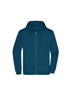 Pánska mikina (JN Promo Zip Hoody Men) > modrá (petrol) > 5XL