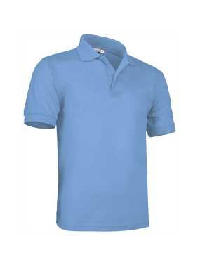 Unisex polokošeľa (ULISES) > modrá (sky) > 2XL