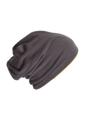 Zimná čiapka (K-UP KNITTED BEANIE) > šedá(dark)/žltá(senape)