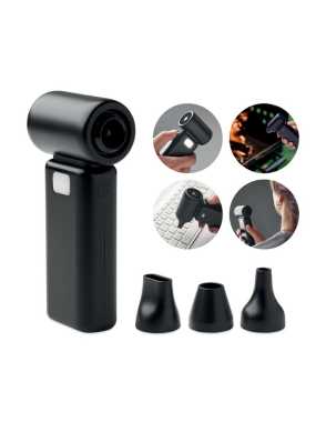 Prenosný turbo ventilátor s nástavcami > čierna