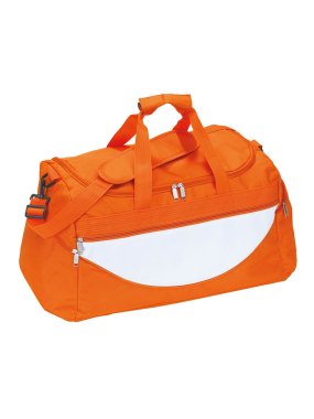 Športová taška > oranžová / biela