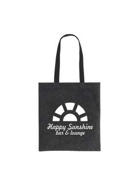 Feltro RPET Shopper shopping bag>šedá (dark)
