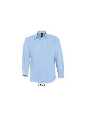 Pánska košeľa (SOLS BOSTON MENS LONG SLEEVE OXFORD SHIRT) > modrá (sky) > 2XL