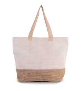 Nákupná taška (Kimood RUSTIC JUCO HOLD-ALL SHOPPER BAG) > prírodna (rustic) / prírodná