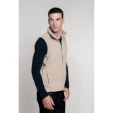 Pánska fleece vesta (KARIBAN LUCA FLEECE GILET) > béžová > 3XL