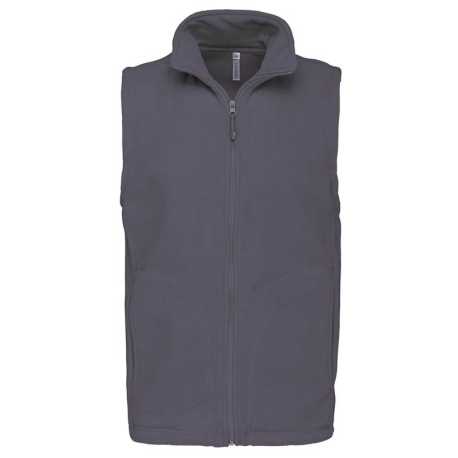 Pánska fleece vesta (KARIBAN LUCA FLEECE GILET) > šedá (convoy) > M