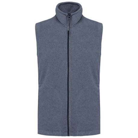 Pánska fleece vesta (KARIBAN LUCA FLEECE GILET) > modrá (french navy heather) > 2XL