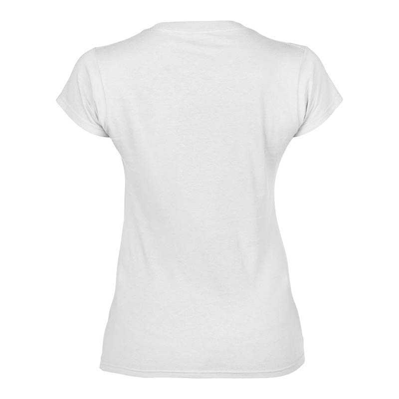 Dámske tričko (GILDAN SOFTSTYLE LADIES V-NECK T-SHIRT) > biela > XL