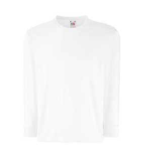 Detské tričko (FRUIT OF THE LOOM Kids Long Sleeve Valueweight T) > biela > 5/6