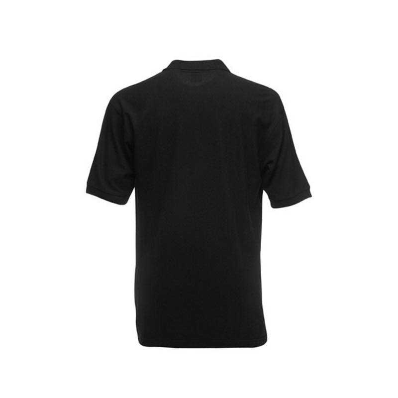 Pánska polokošeľa (FRUIT OF THE LOOM 65/35 Polo) > čierna > L