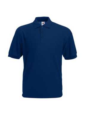 Pánska polokošeľa (FRUIT OF THE LOOM 65/35 Polo) > modrá (navy) > M