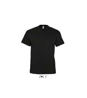Pánske tričko (SOL'S SOL’S VICTORY MEN'S V-NECK T-SHIRT) > čierna (deep) > L