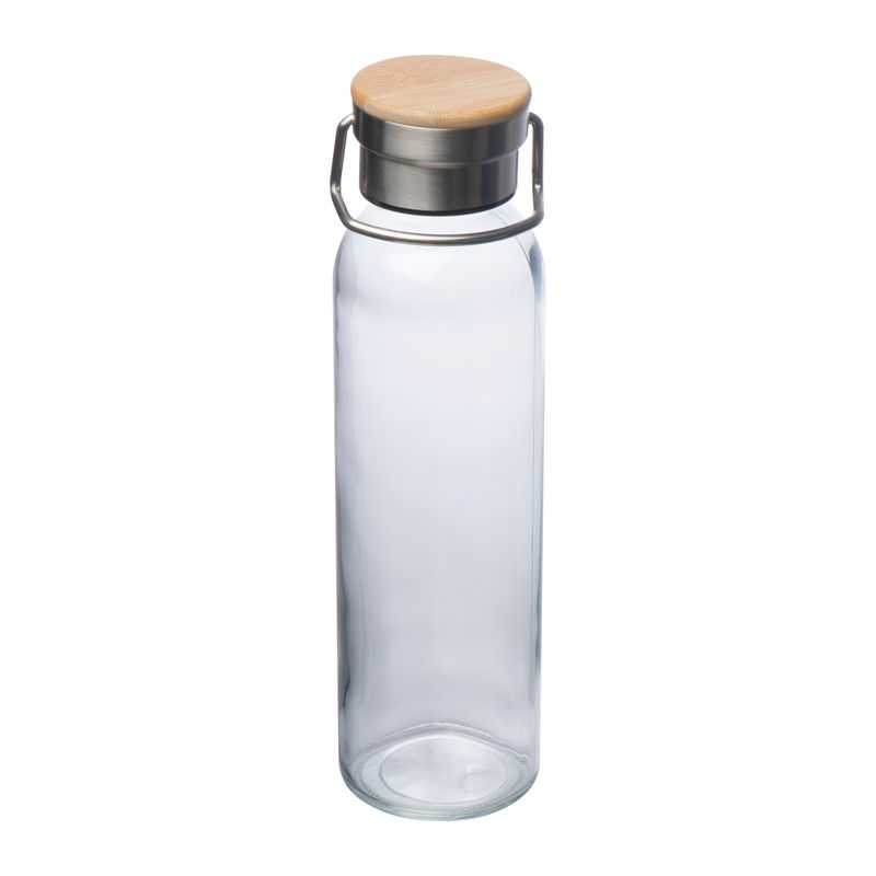 Sklenená fľaša s neoprénovým krytom, 600 ml > červená