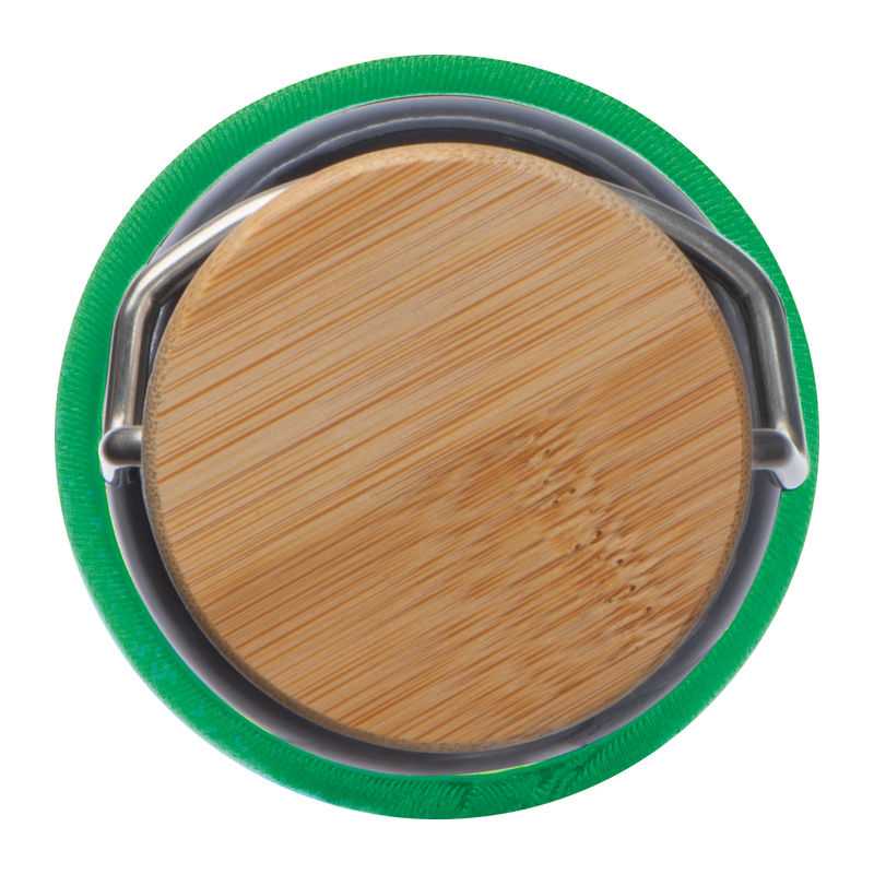 Sklenená fľaša s neoprénovým krytom, 600 ml > zelená