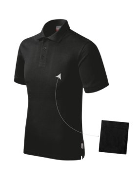 Pánska polokošeľa (RIMECK Resist Heavy Polo) > čierna > XL