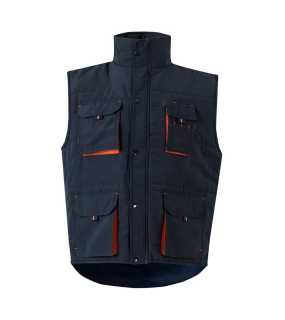 Pánska vesta (VELILLA TWO-TONE PADDED VEST) > modrá (navy) / oranžová > L