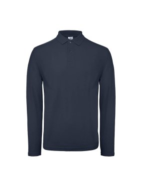 Pánske tričko(B&C ID.001 LSL) > modrá(navy) > L