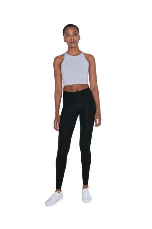Dámske legíny (AMERICAN APPAREL WOMEN'S COTTON SPANDEX JERSEY LEGGING)>čierna>XL