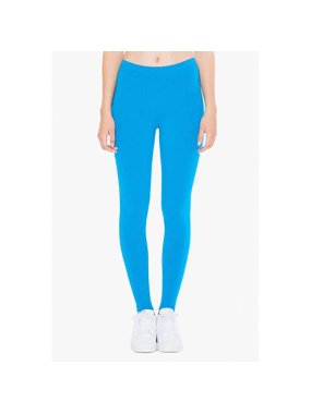 Dámske legíny (AMERICAN APPAREL WOMEN'S COTTON SPANDEX JERSEY LEGGING)>zelená (teal)>S
