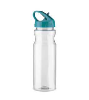 Fľaša na vodu so slamou 700 ml > modrá (light)