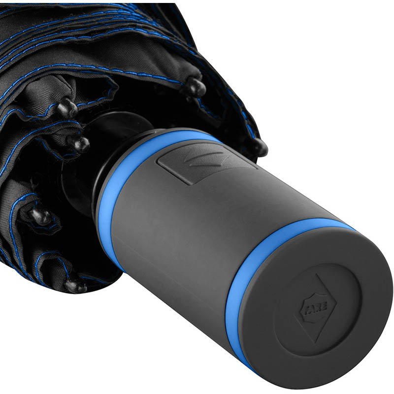Skladací dáždnik (FARE Mini umbrella AOC-Mini Style) > čierna / modrá (euro)