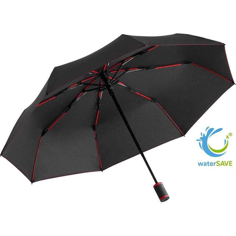 Skladací dáždnik (FARE Mini umbrella AOC-Mini Style) > čierna / červená