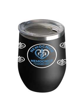 Dvojstenný vákuový hrnček > čierna (potlač loga v cene)