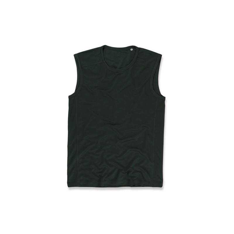Pánske tielko (STEDMAN Active 140 Sleeveless) > čierna (opal) > L
