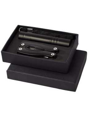 Vreckový nôž a baterka > čierna