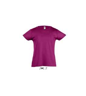 Dievčenské tričko (SOLS CHERRY GIRLS T-SHIRT) > ružová (fuchsia) > 8r