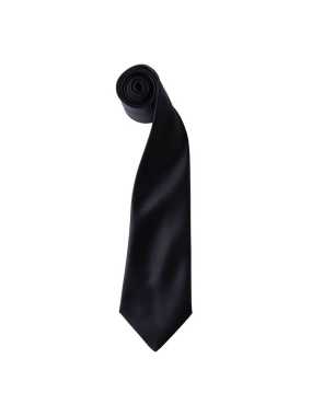 Kravata (PREMIER ‘COLOURS’ SATIN TIE) > čierna