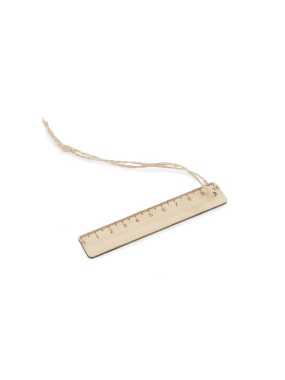 10 cm pravítko so šnúrkou > béžová