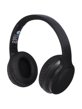Bluetooth® sluchátka z recyklovaného plastu Loop > čierna (solid)