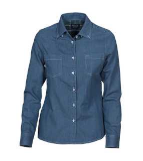 Dámska košeľa (James Harvest JUPITER LADY) > modrá (light denim) > M