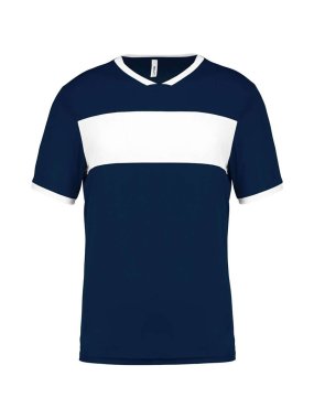 Detský dres (Proact"KIDS' SHORT SLEEVE JERSEY") > modrá (sporty navy) / biela > 6/8