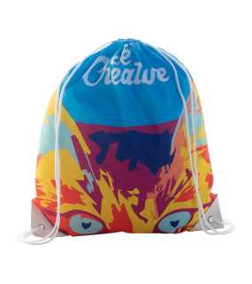 Taška na šnúrku na zákazku > biela