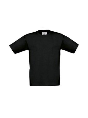 Detské tričko (B&C EXACT 190/KIDS) > čierna > 3/4