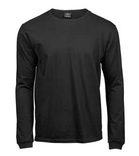 Unisex tričko (Tee Jays Long Sleeve Fashion Sof Tee) > čierna > 5XL