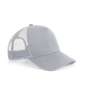 Unisex šiltovka (Beechfield Microknit Snapback Trucker) > šedá (light)