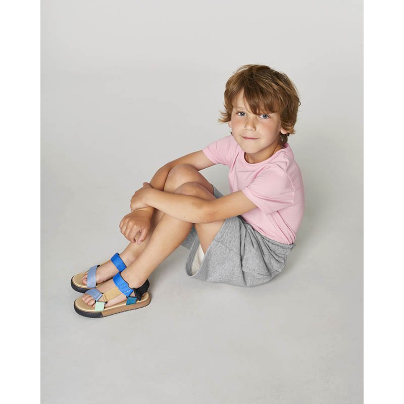 Detské krátke nohavice (STANLEY/STELLA Mini Bolter) > šedá (heather) > 3/4