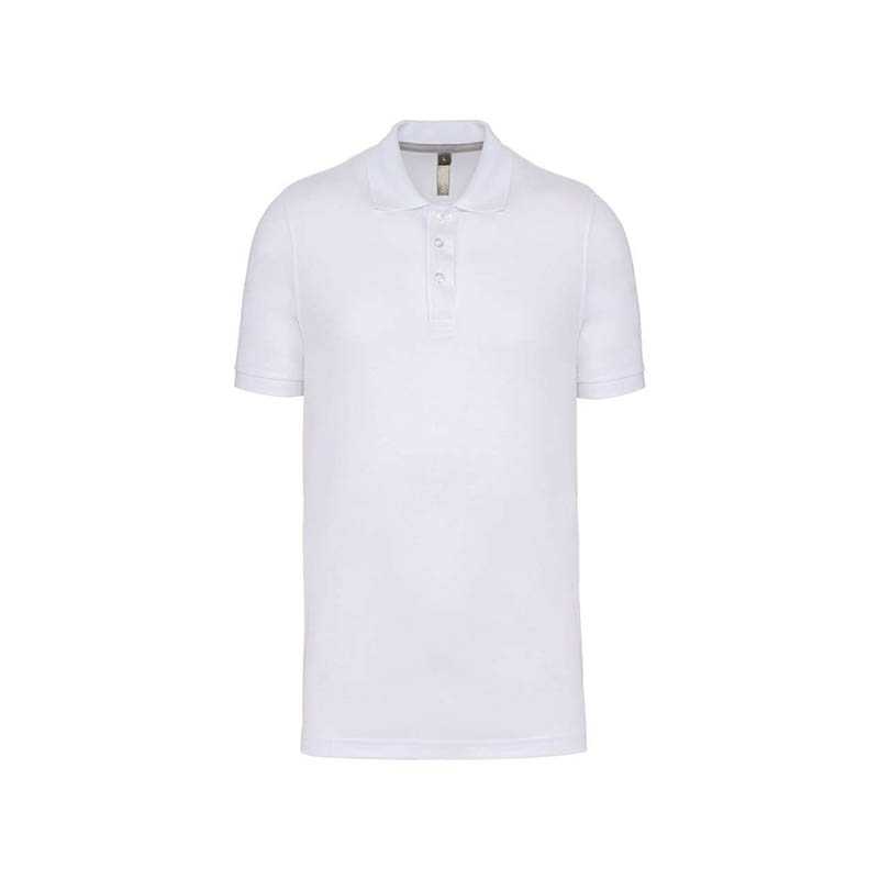 Pánska polokošeľa (MEN'S SHORT-SLEEVED POLO SHIRT) > biela > L