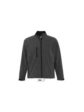 Pánska softshell bunda (SOLS MENS SOFTSHELL ZIPPED JACKET) > šedá (charcoal) > S