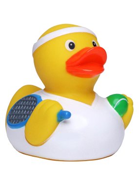 Kačička do vane (MBW Squeaky duck tennis player) > viacfarebná
